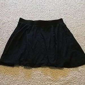 Black cotton skirt